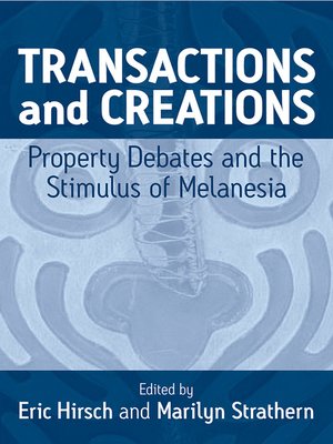 cover image of Transactions and Creations